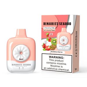 Binaries Cabin Disposable SE | 6000 Puffs | 12mL | 50mg Strawberry Kiwi Ice with Packaging
