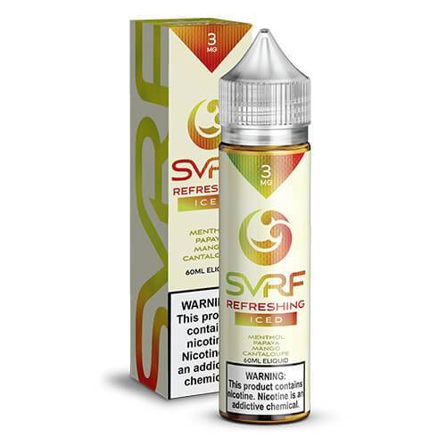 Refreshing Iced by SVRF Series 3mg 60mL with Packaging