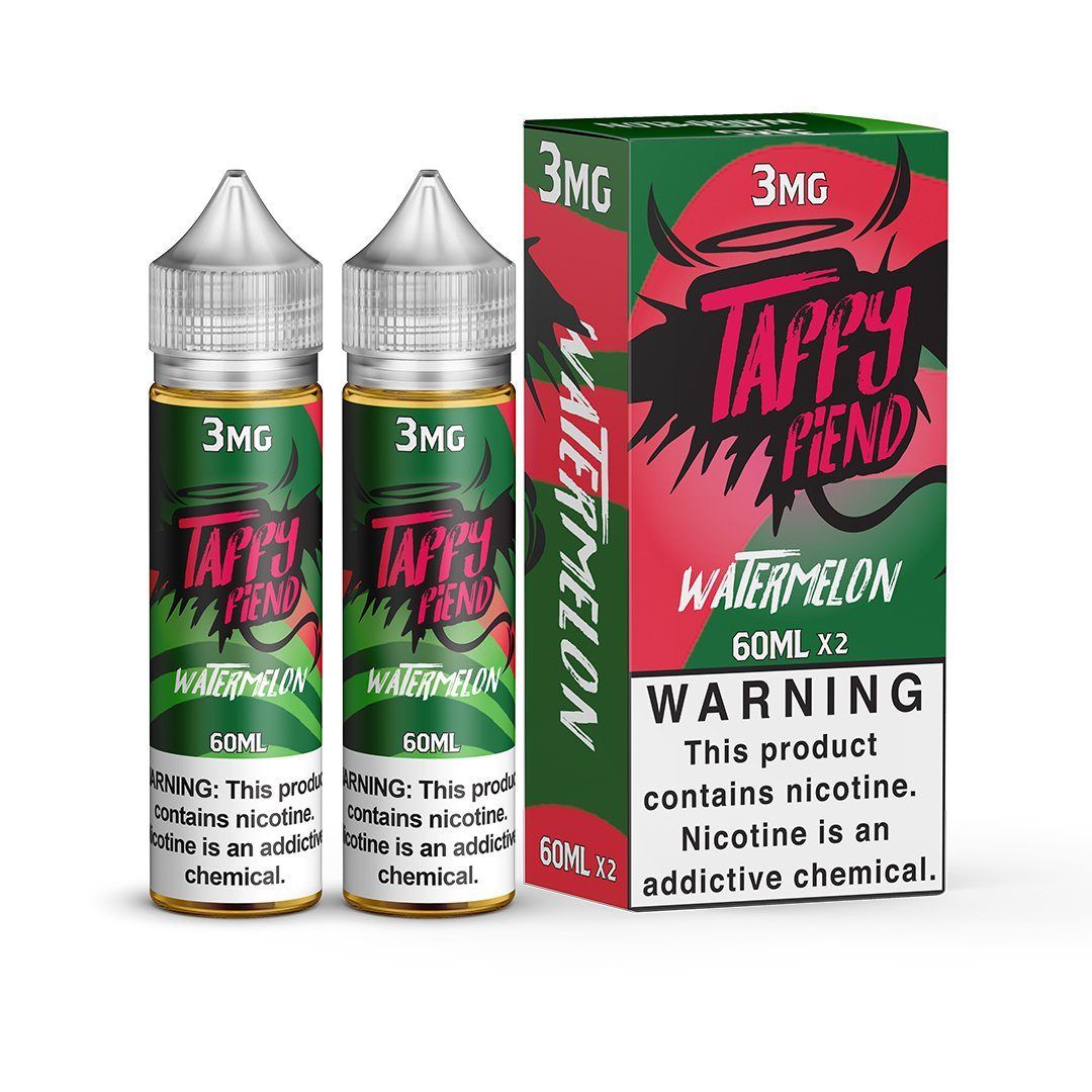 Watermelon by Taffy Fiend E-Liquid 120ml with Packaging