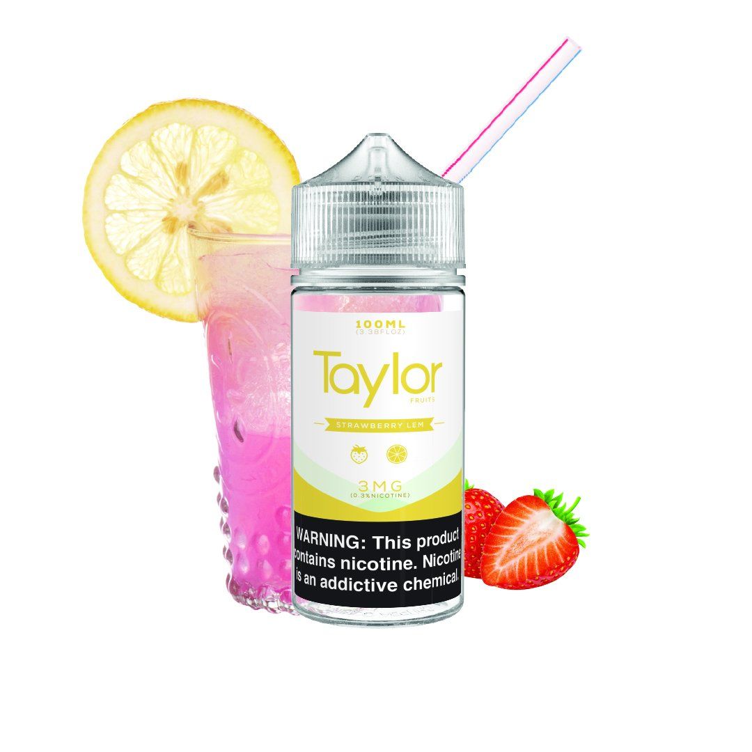 Strawberry Lem by Taylor Fruits 100ml with Background