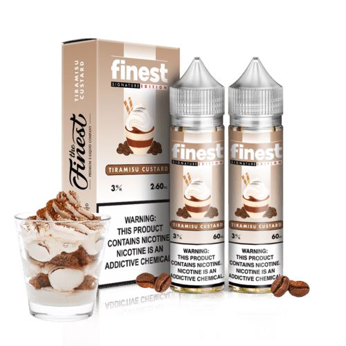 Tiramisu Custard by Finest Signature 120ML with Packaging