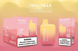 Truly Bar (Elf Edition) | 500a0 Puffs | 13mL Strawberry Peach Ice with Packaging