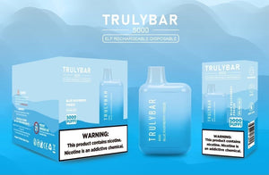 Truly Bar (Elf Edition) | 500a0 Puffs | 13mL Blue Raspberry Freeze with Packaging