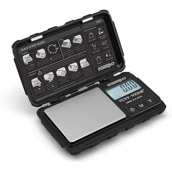 Truweigh Tuff-Weigh Scale 1000G/ Readability: 0.1g Black/Black 1000g X 0 1g