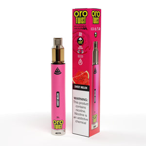 Twist Oro Flow Disposable | 3000 Puffs Sweet Melon with Packaging