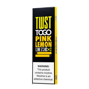 TWST TO GO | Disposables 5% Nicotine (Individual) Pink Lemon Packaging