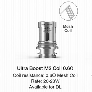 Lost Vape Ultra Boost Coils (5-Pack) 0.6 ohm