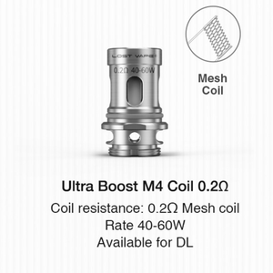 Lost Vape Ultra Boost Coils (5-Pack) 0.2 ohm