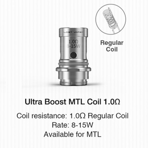 Lost Vape Ultra Boost Coils (5-Pack) 1.0 ohm