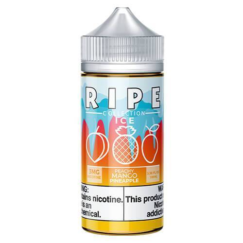 Peachy Mango Pineapple On ICE by Vape 100 Ripe Collection 100mL Bottle