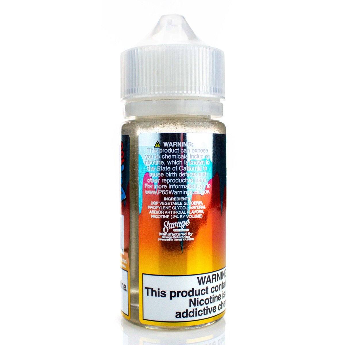 Peachy Mango Pineapple On ICE by Vape 100 Ripe Collection 100mL Bottle