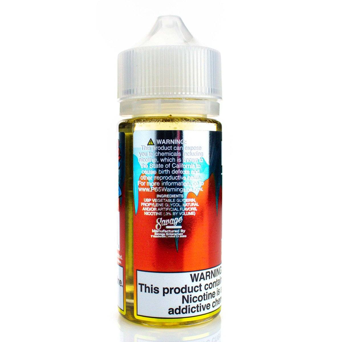 Straw Nanners On ICE by Vape 100 Ripe Collection 100ml Bottle