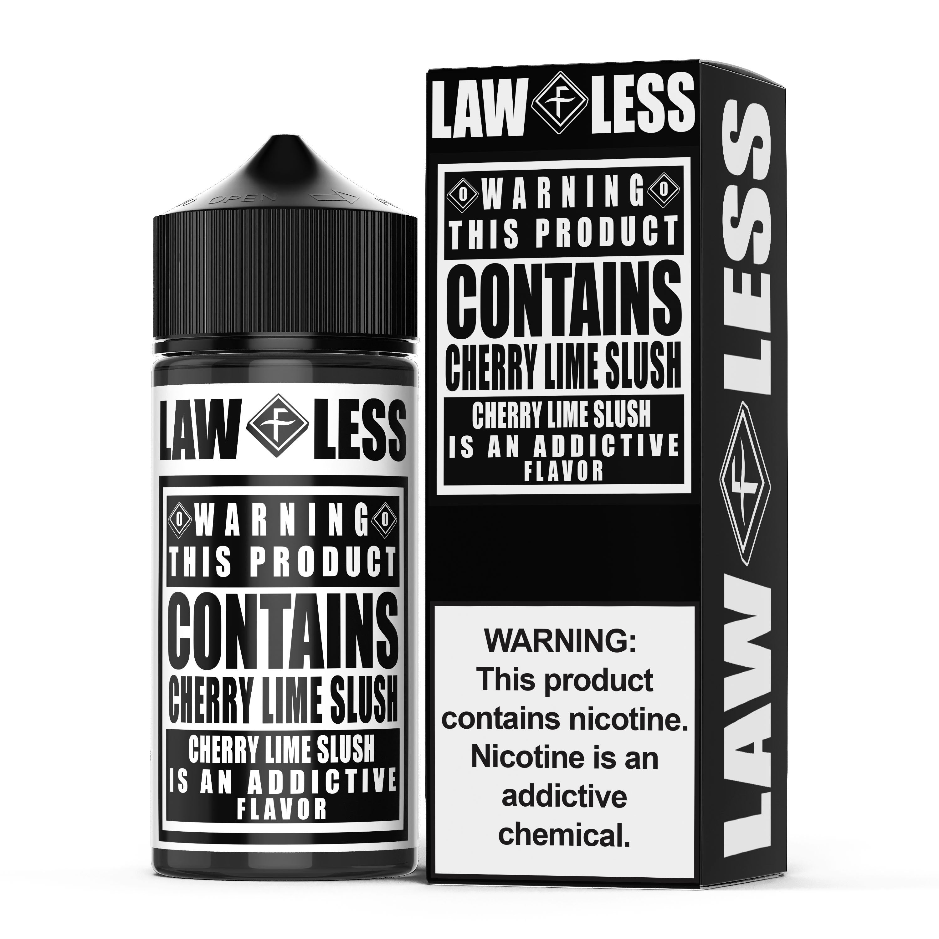 Cherry Lime Slush by Vape.com Warning E-Liquid 100ml with Packaging