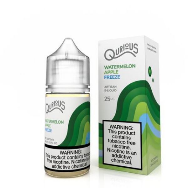 Watermelon Apple Freeze by Qurious Synthetic Salt 30ml with Packaging