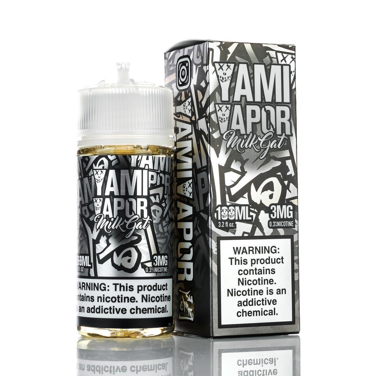 Milkgat by Yami Vapor 100mL with Packaging